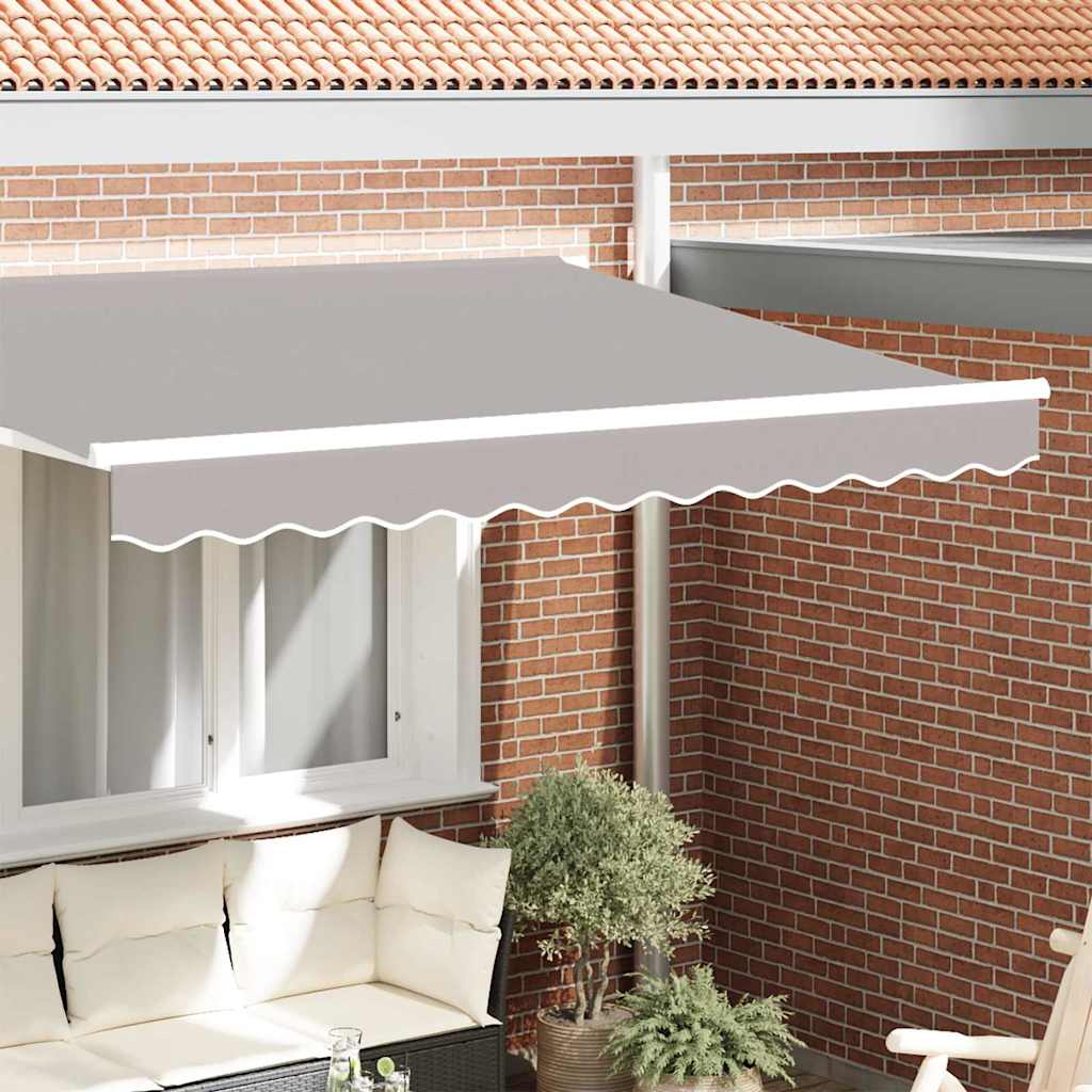 Awning Valance Replacement Light Grey 3.5 m Polyester