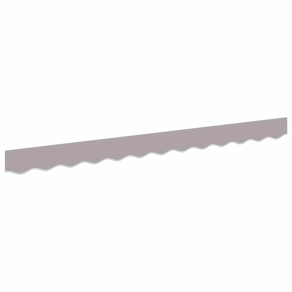 Awning Valance Replacement Light Grey 3.5 m Polyester