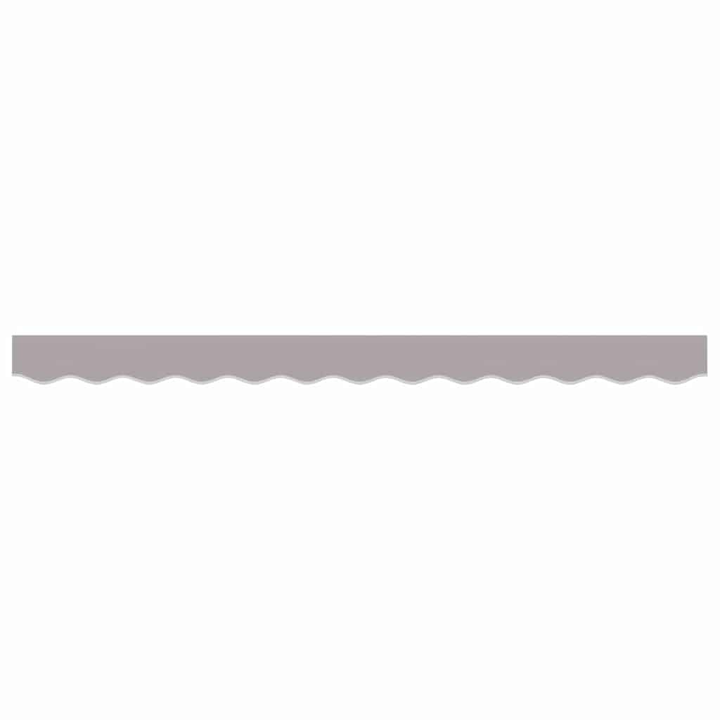 Awning Valance Replacement Light Grey 3.5 m Polyester