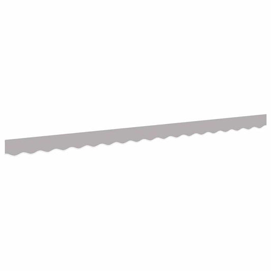 Awning Valance Replacement Light Grey 4 m Polyester