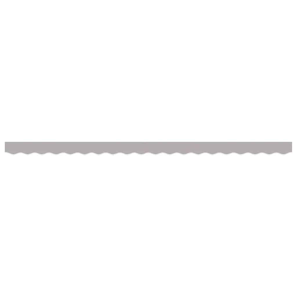 Awning Valance Replacement Light Grey 4.5 m Polyester