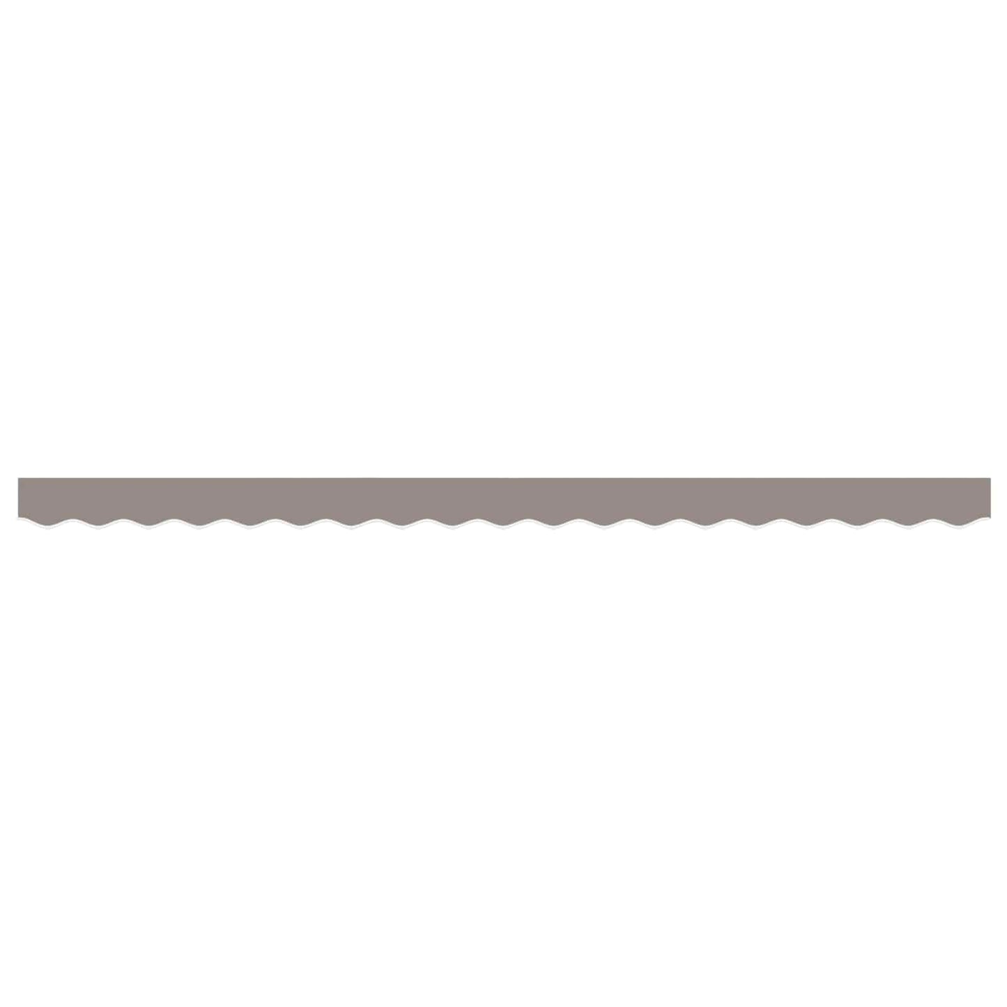 Awning Valance Replacement Light Grey 430 x 20 cm Polyester