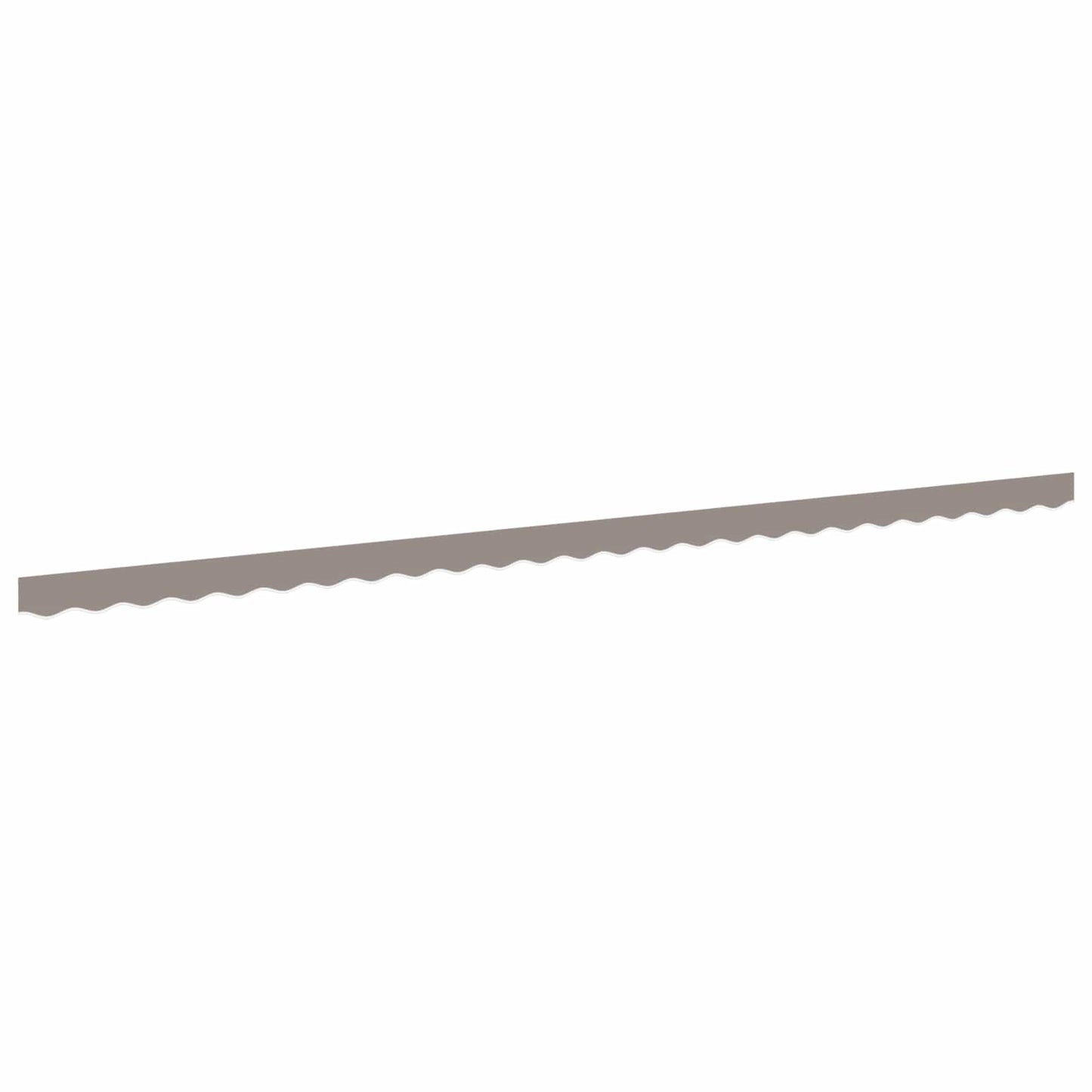 Awning Valance Replacement for 6 m Light Grey Polyester