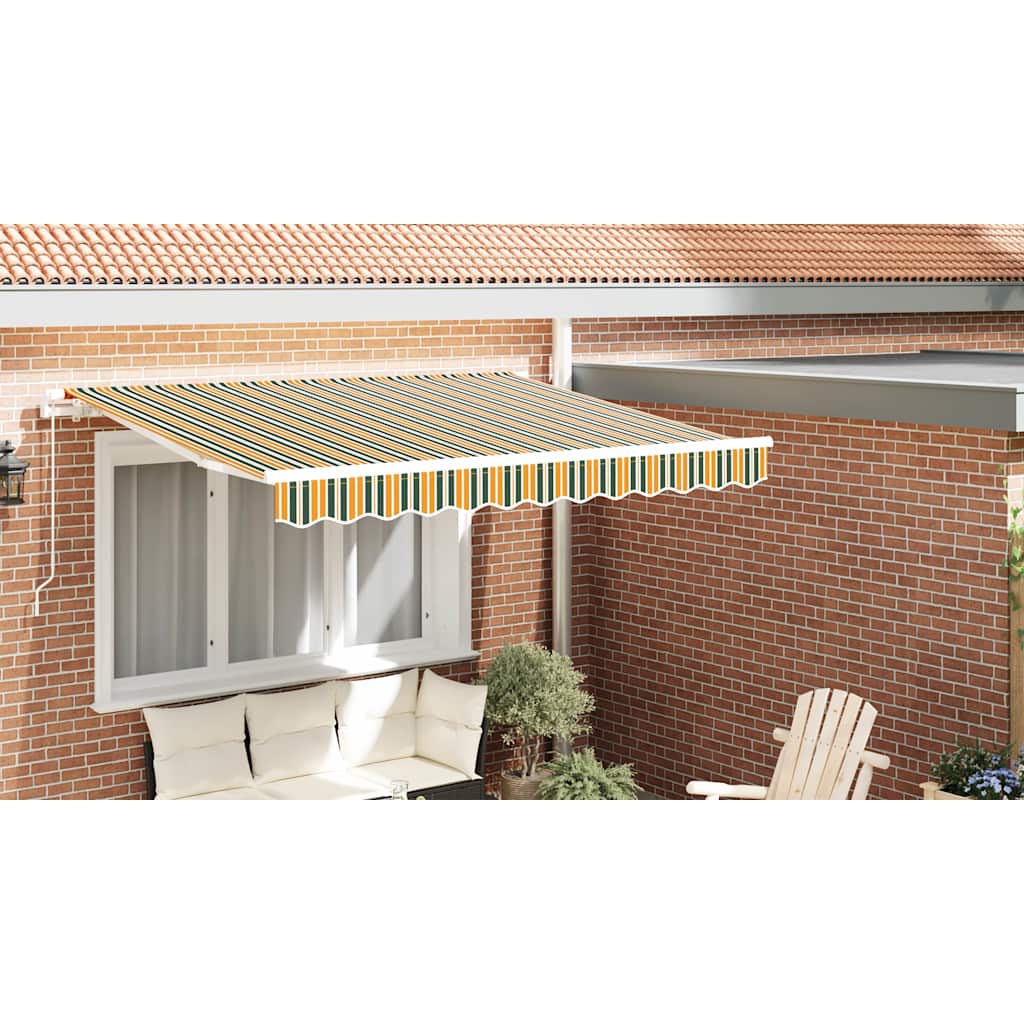 Awning Valance Replacement Green and yellow 3 m Polyester