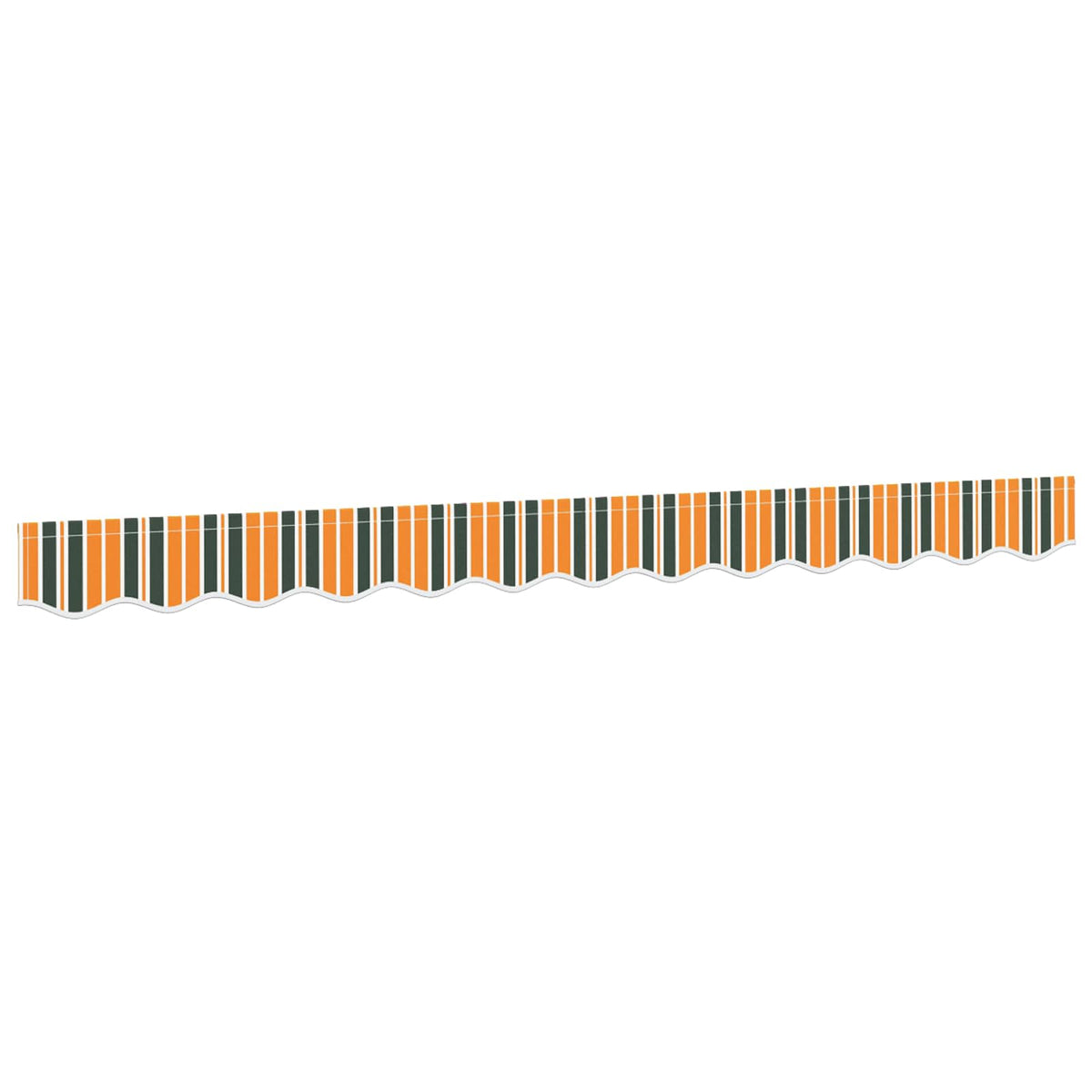 Awning Valance Replacement for 3 m Green & Yellow Stripe