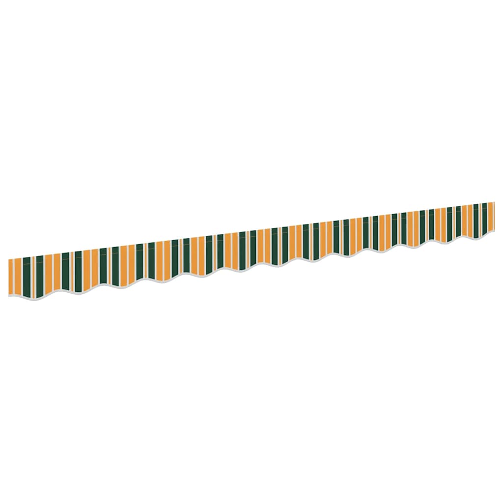 Awning Valance Replacement Green and yellow 3 m Polyester