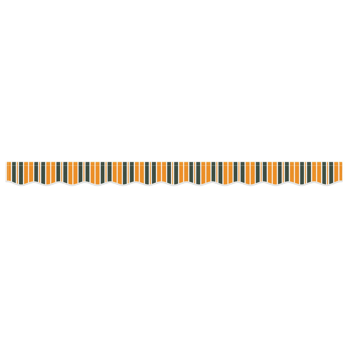 Awning Valance Replacement for 3 m Green & Yellow Stripe