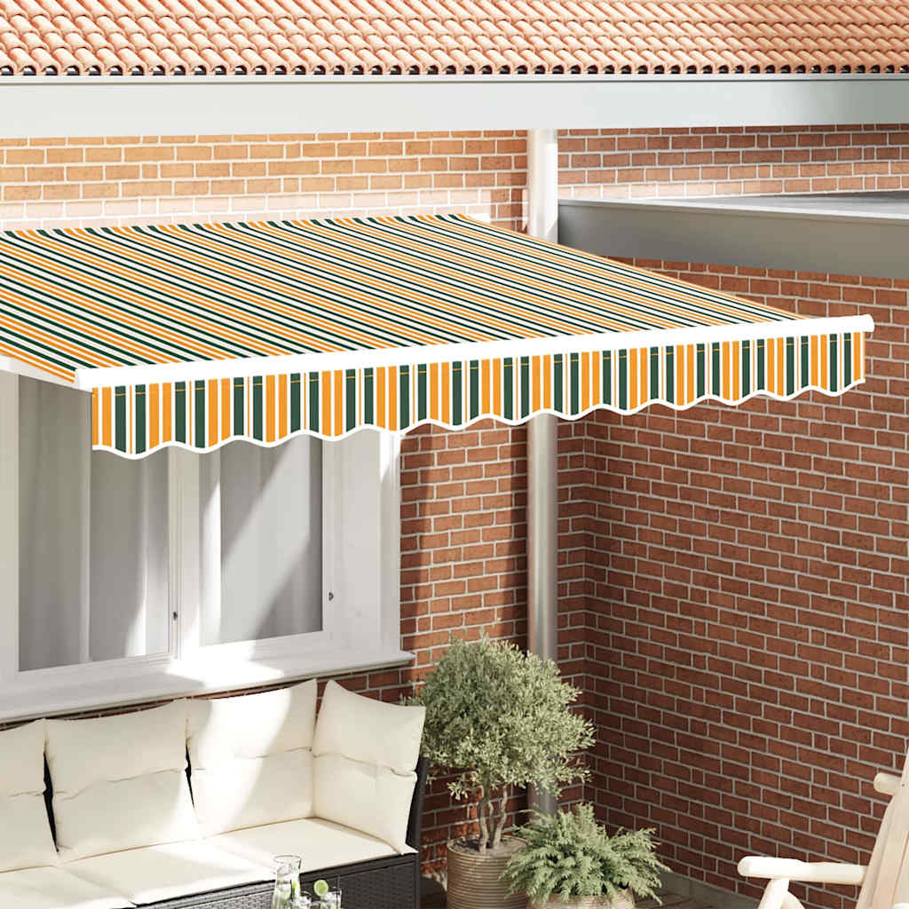 Awning Valance Replacement Green and yellow 3.5 m Polyester