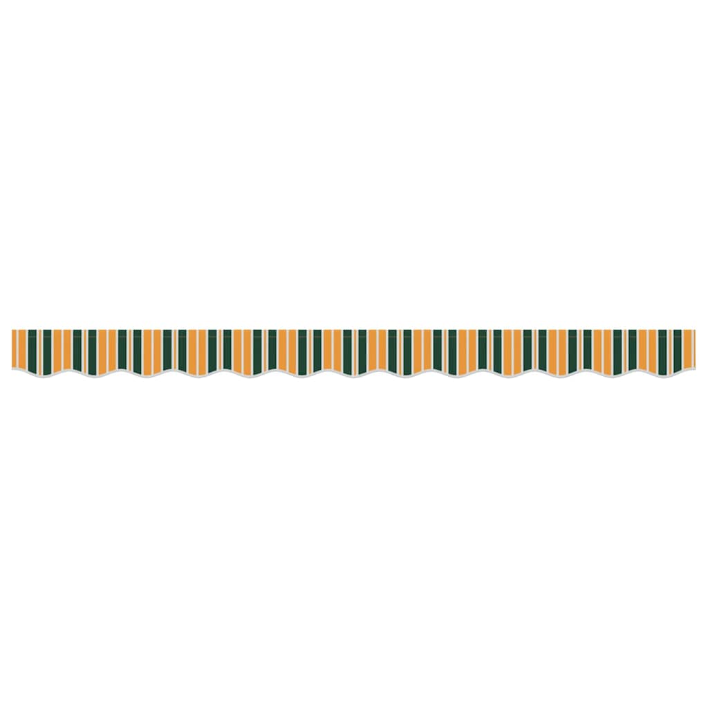 Awning Valance Replacement Green and yellow 3.5 m Polyester