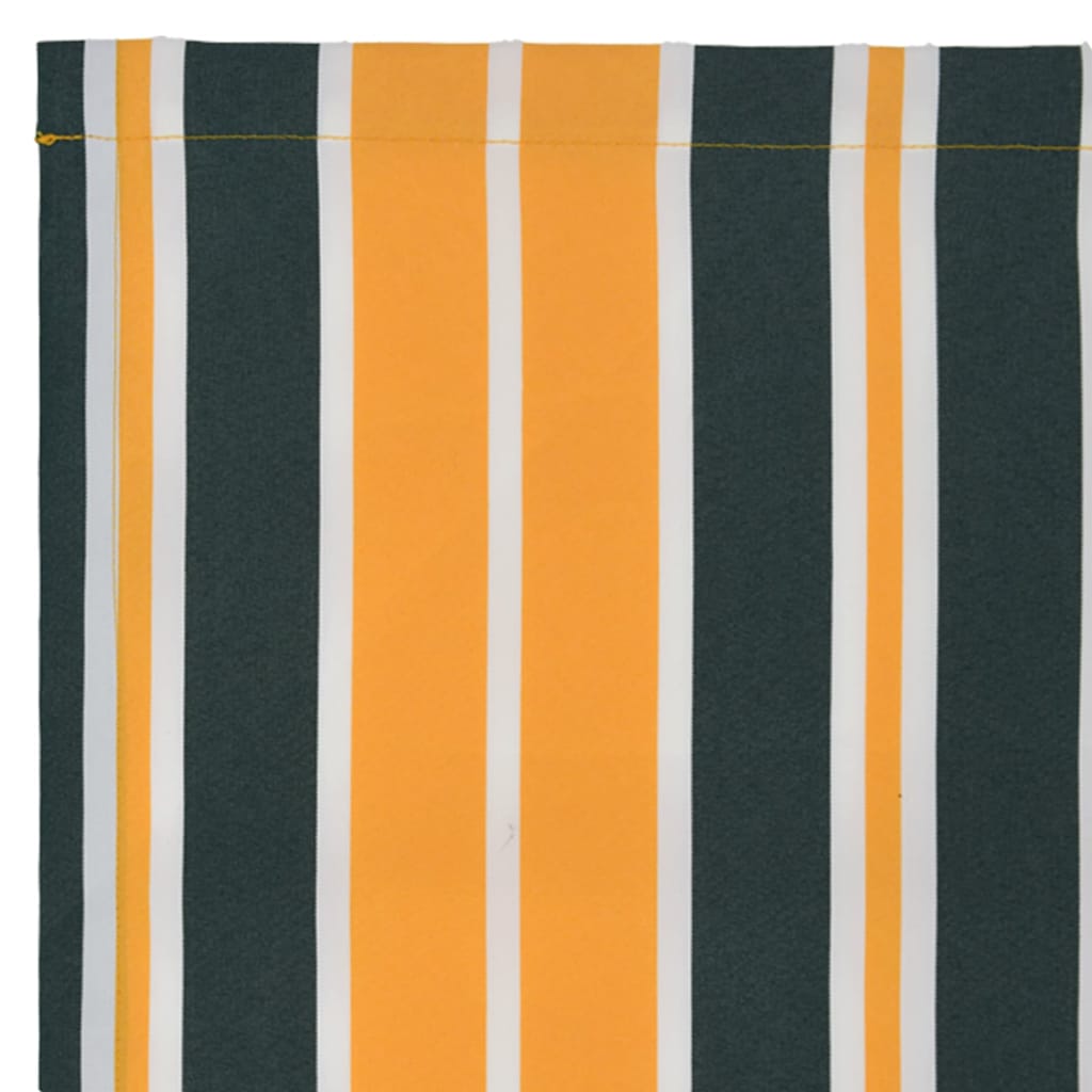Awning Valance Replacement Green and yellow 4 m Polyester