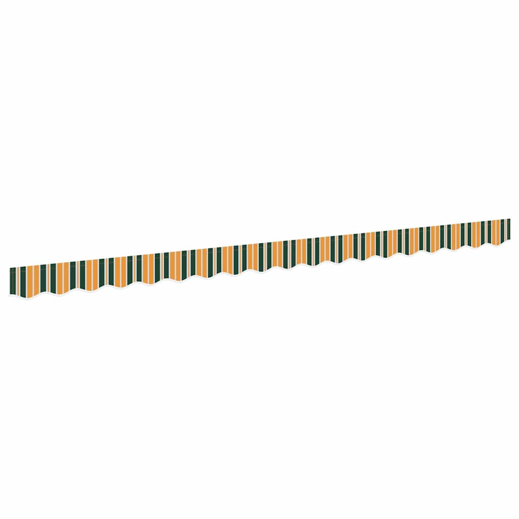 Awning Valance Replacement Green and yellow 4 m Polyester