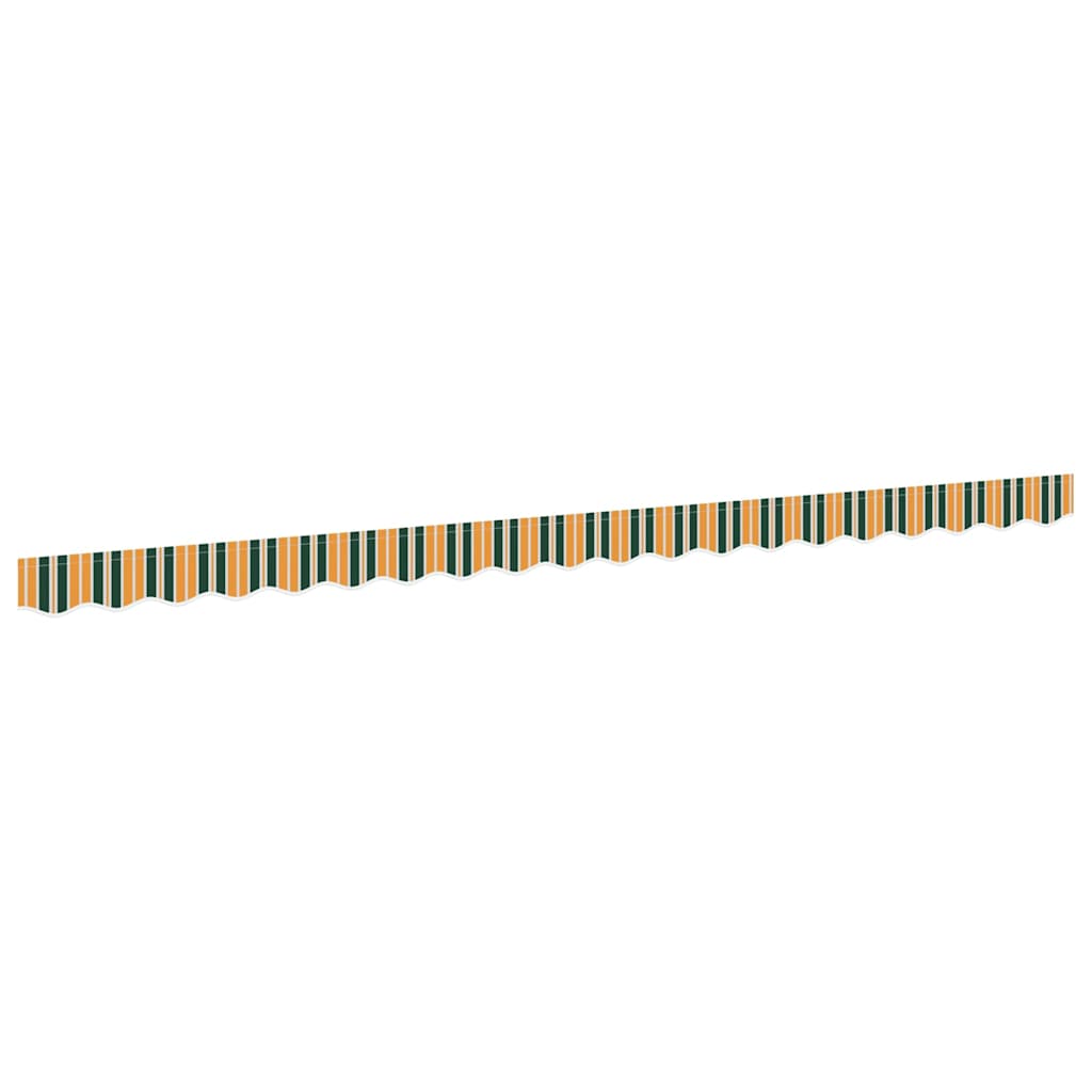 Awning Valance Replacement Green and yellow 4.5 m Polyester