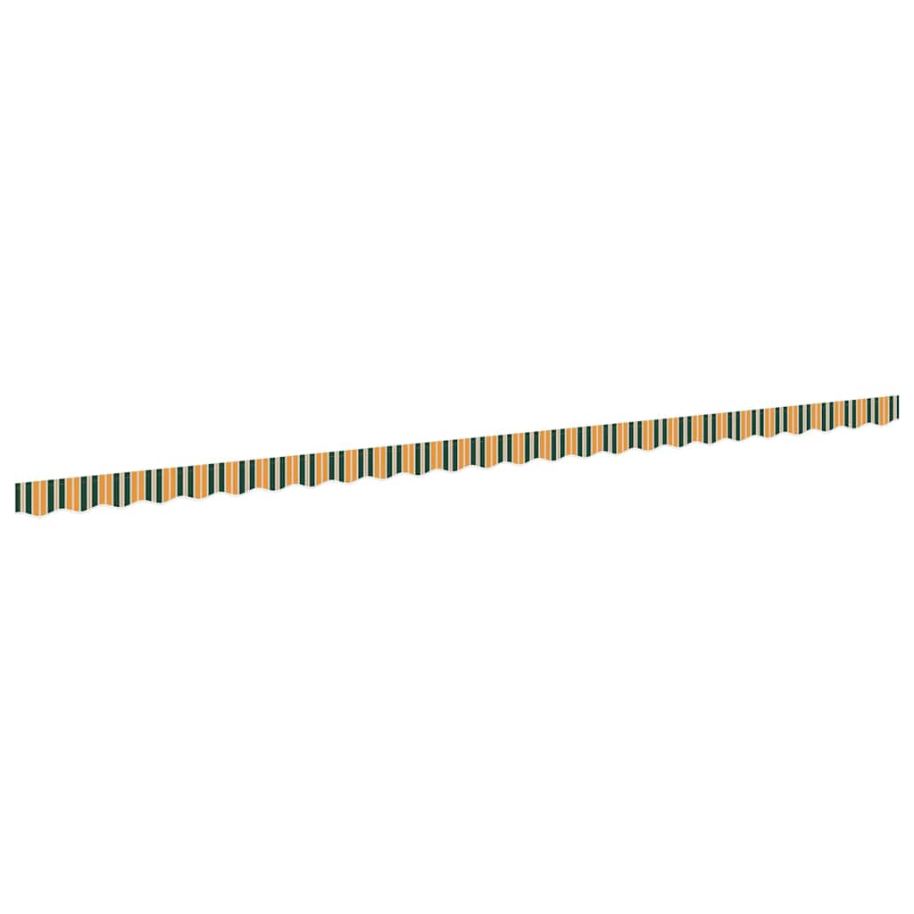 Awning Valance Replacement Green and yellow 6 m Polyester