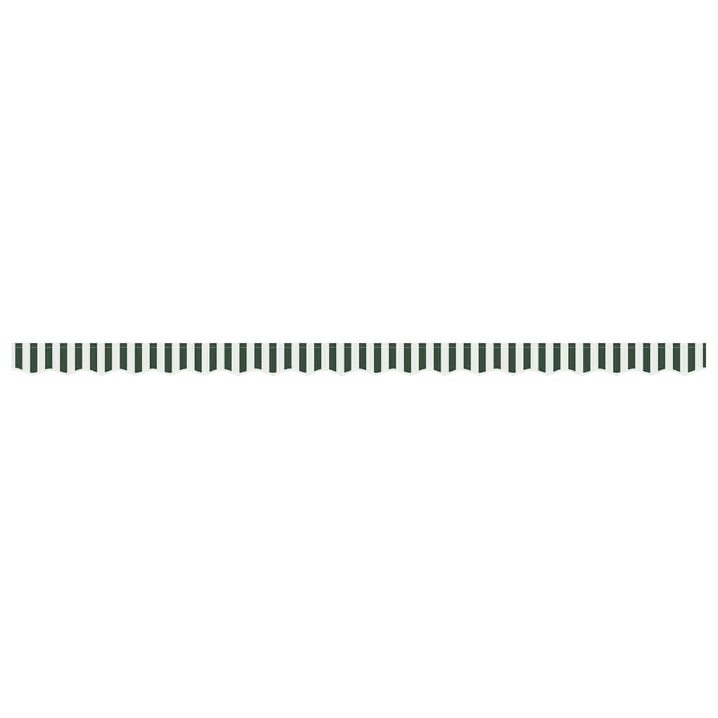 Awning Valance Replacement Green and White 4.5 m Polyester