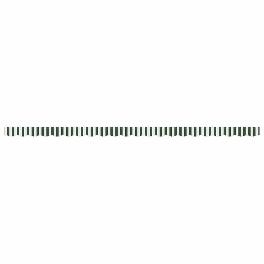 Awning Valance Replacement Green and White 480 x 20 cm
