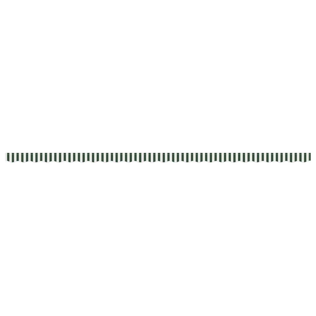 Awning Valance Replacement Green and White 6 m Polyester