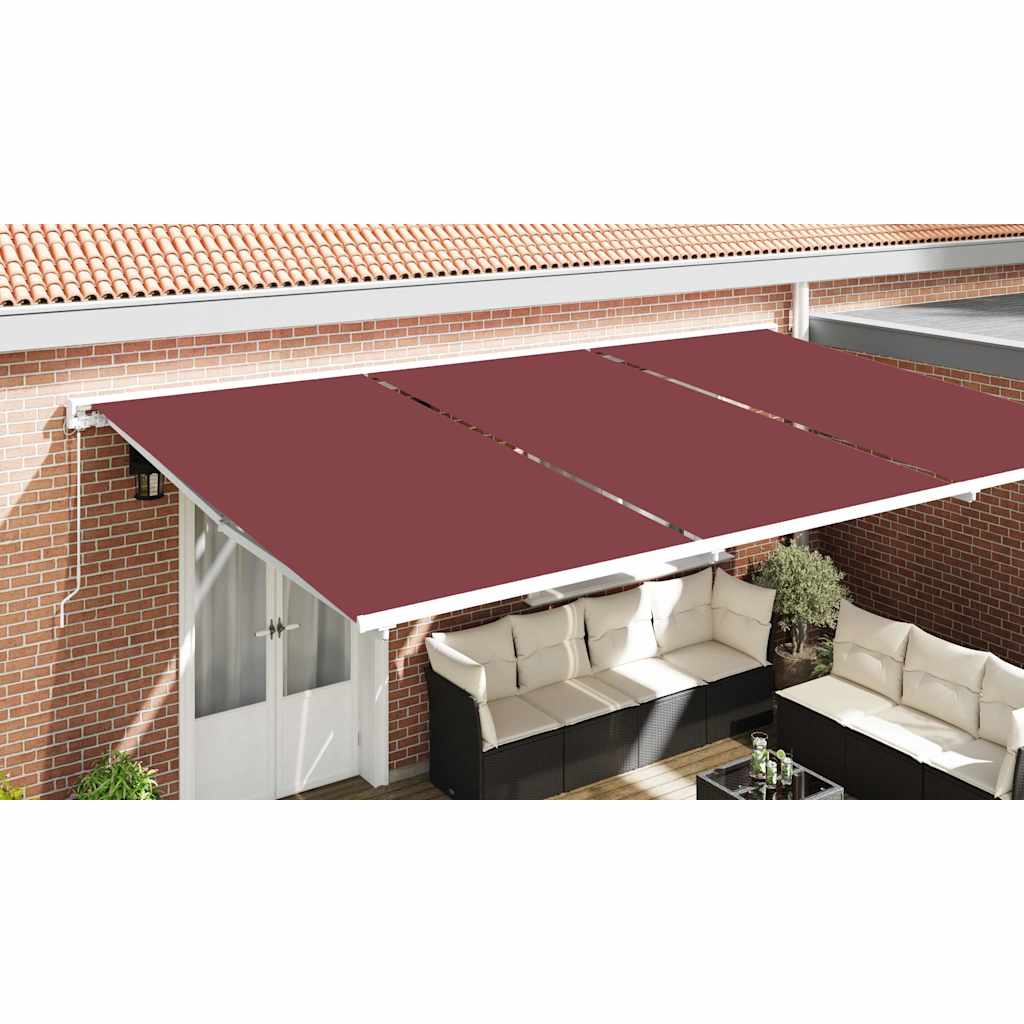 Awning Replacement Fabric Burgundy 1000 x 160 cm Polyester