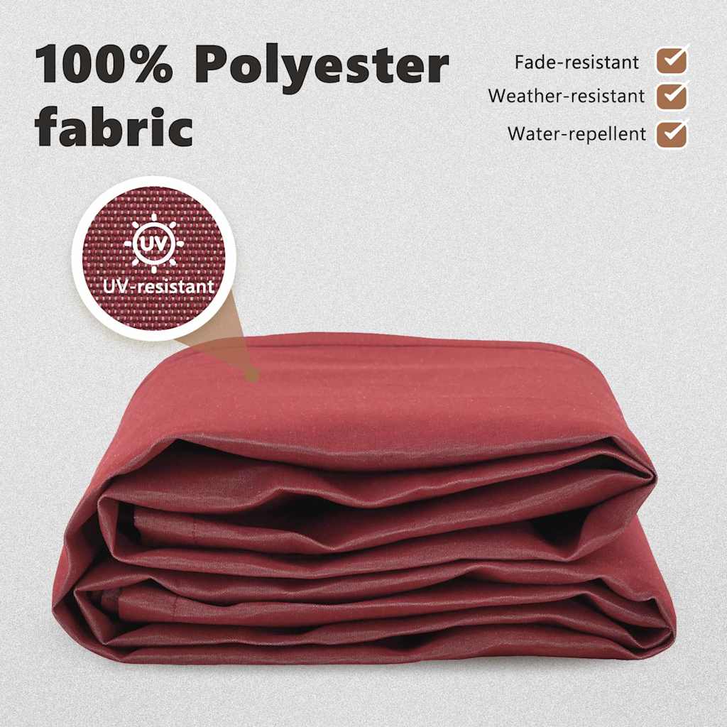 Awning Replacement Fabric Burgundy 1000 x 160 cm Polyester