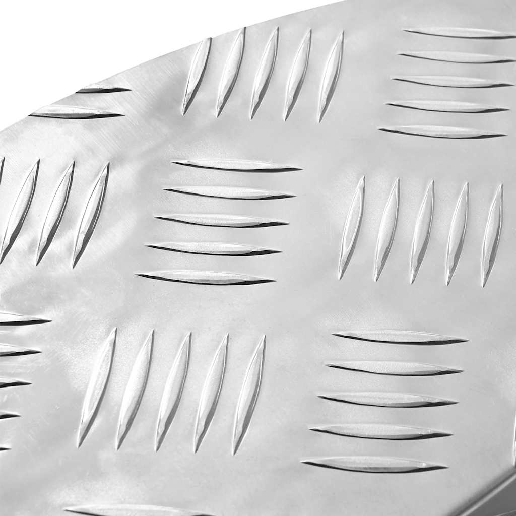Stair Tread Crescent 15 pcs Silver 60 x 18 x 2.5 cm Aluminium