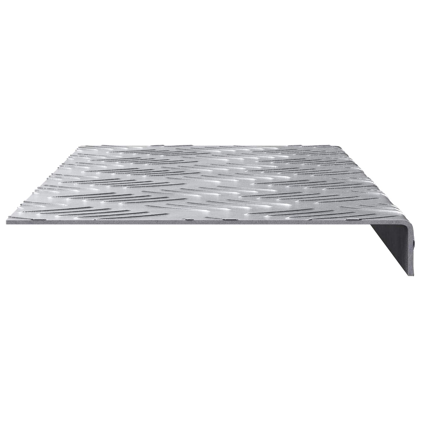 Stair Tread 15 pcs Silver 60 x 18 x 2.5 cm Aluminium