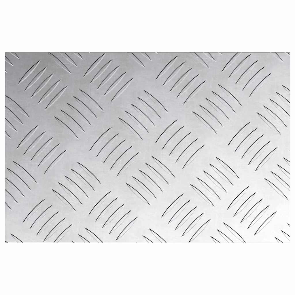 Stair Tread Rectangular 2 pcs Silver 30 x 20 cm Aluminium