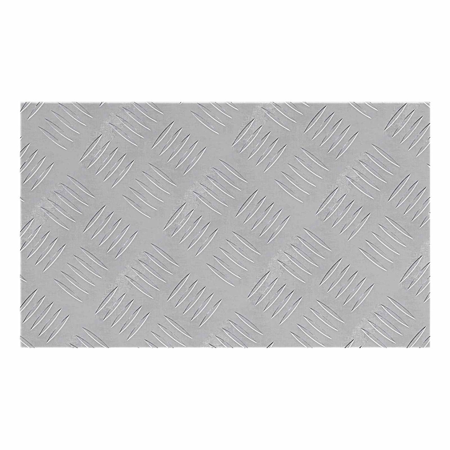 Stair Tread Rectangular 2 pcs Silver 50 x 30 cm Aluminium