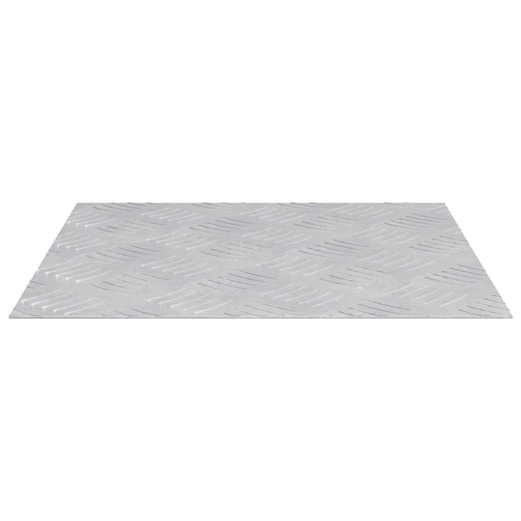Stair Tread 2 pcs 40 x 40 cm Silver Aluminium Square