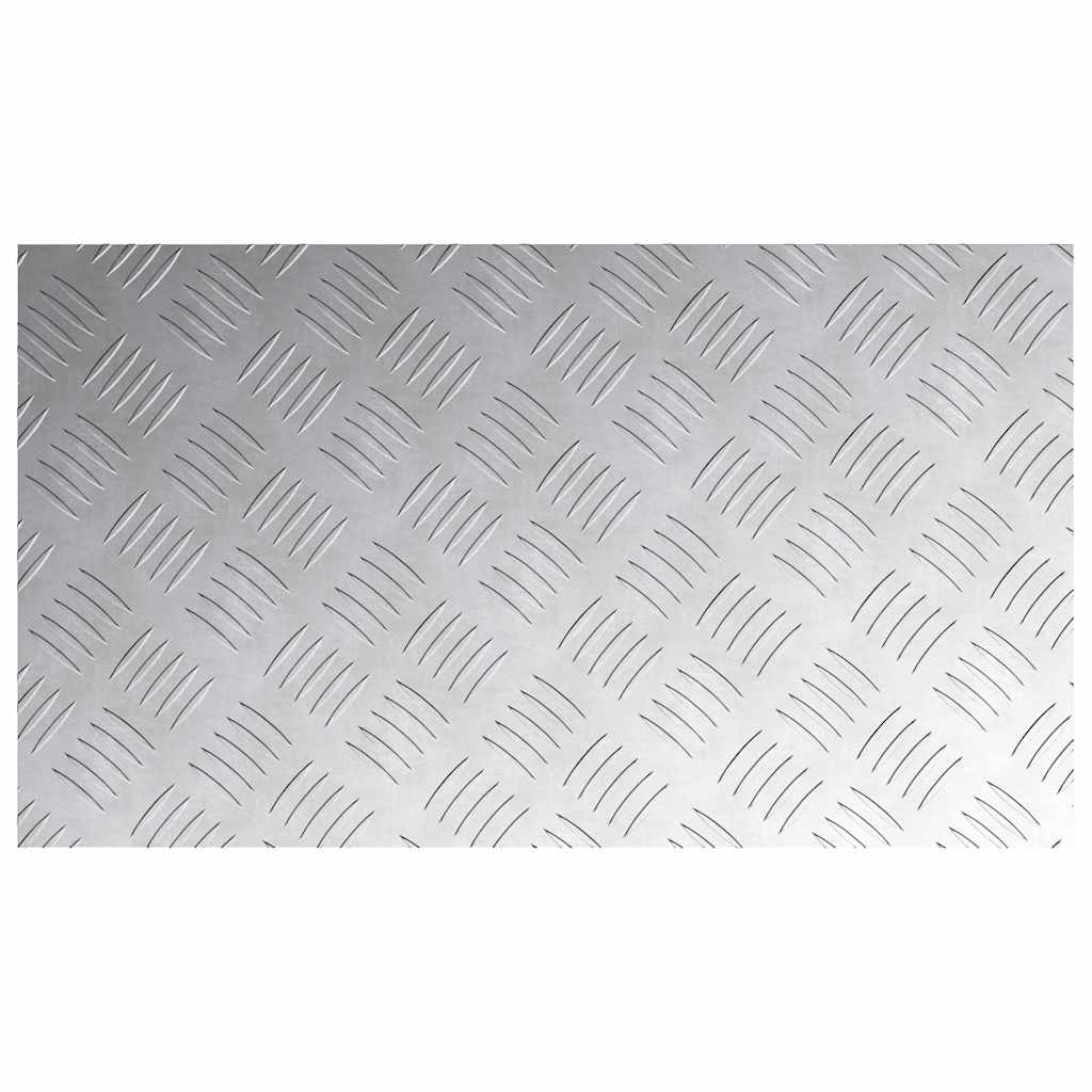 Stair Tread Rectangular 4 pcs Silver 70 x 40 cm Aluminium