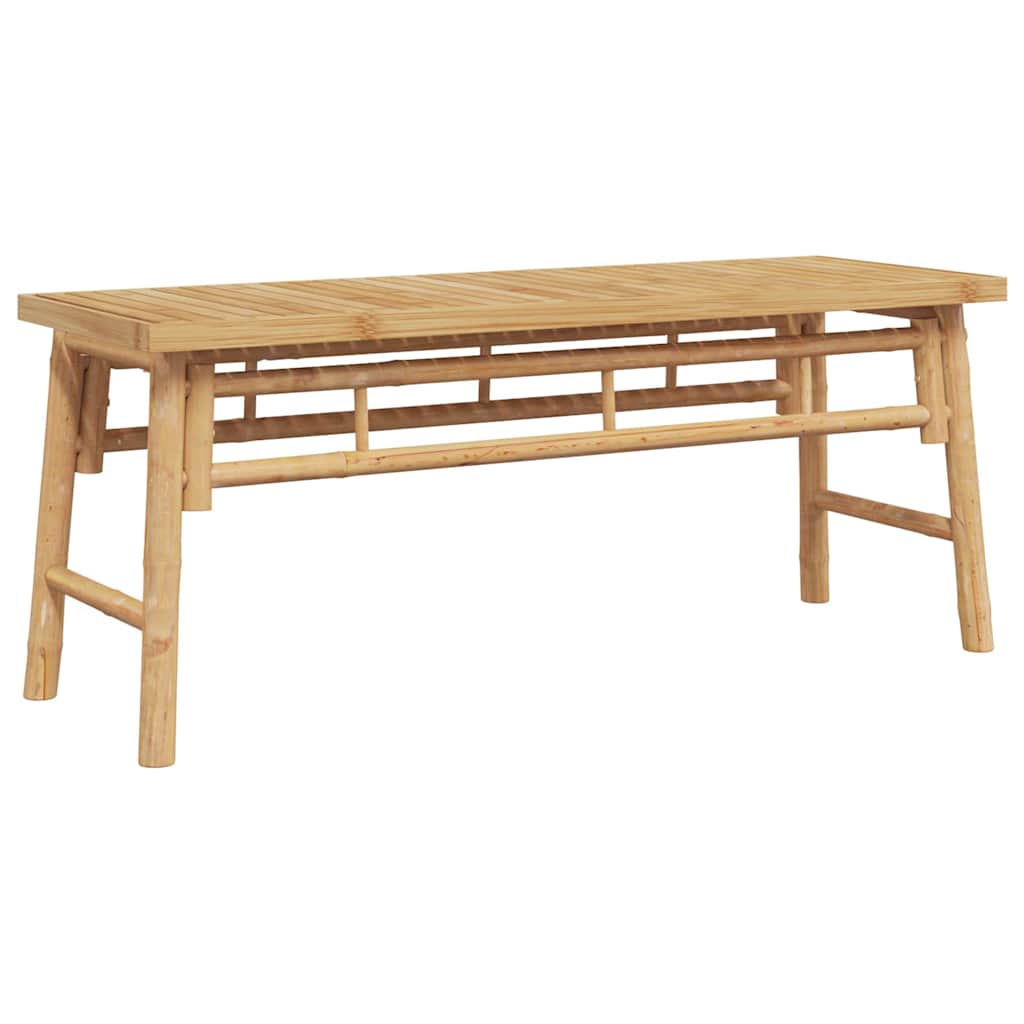 vidaXL Bench Brown 110 x 38 x 45 cm Bamboo