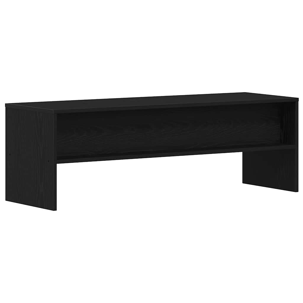TV Cabinet Black Oak 120x40x40 cm Engineered Wood