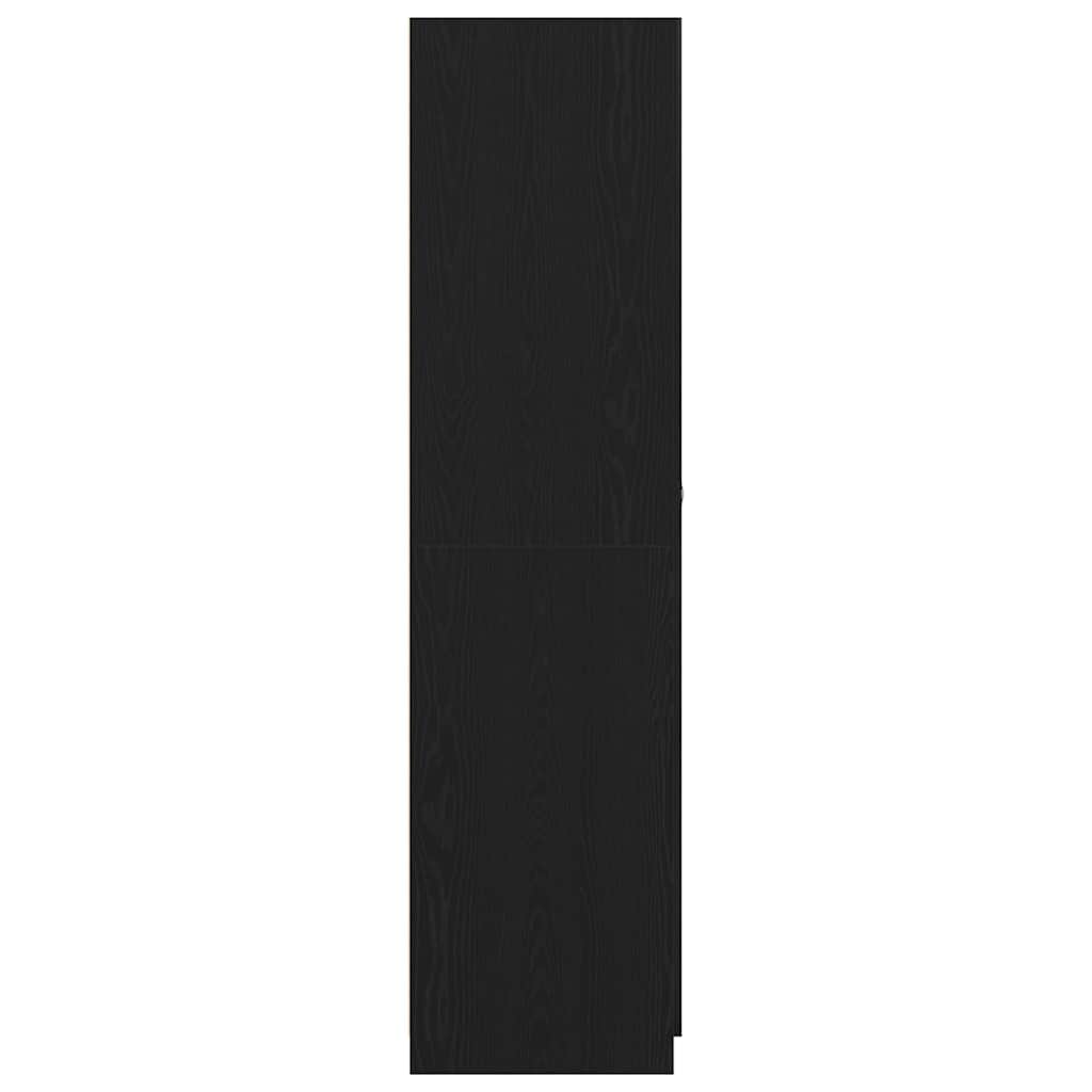 Wardrobe Black Oak 90 x 52 x 200 cm Engineered Wood
