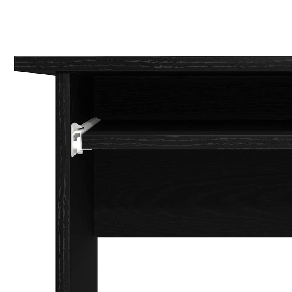 Corner Desk Black Oak Engineered Wood 120 x 140 x 75 cm