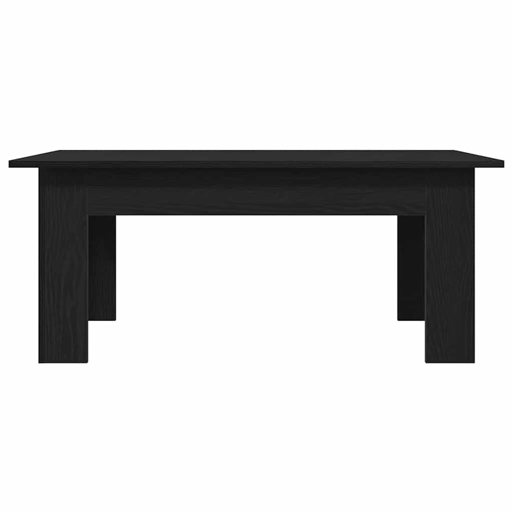 Coffee Table Black Oak 100 x 60 x 42 cm Engineered Wood
