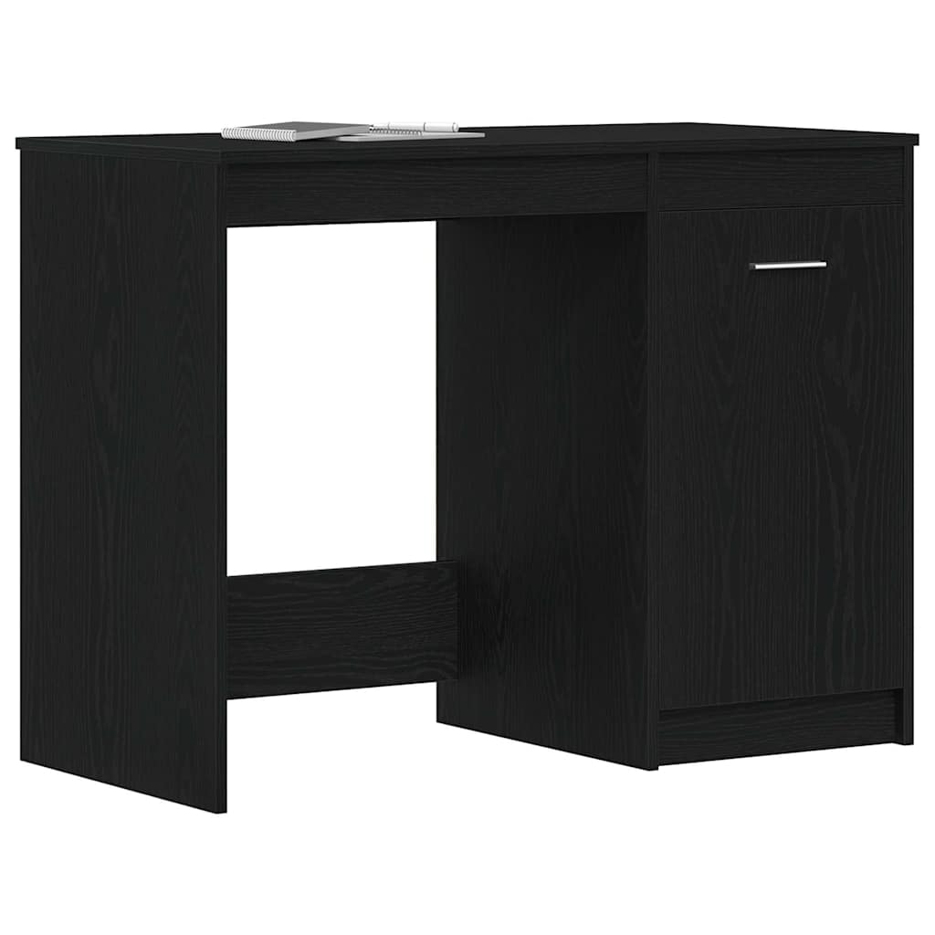 Desk Black Oak Engineered Wood 100 x 50 x 76 cm