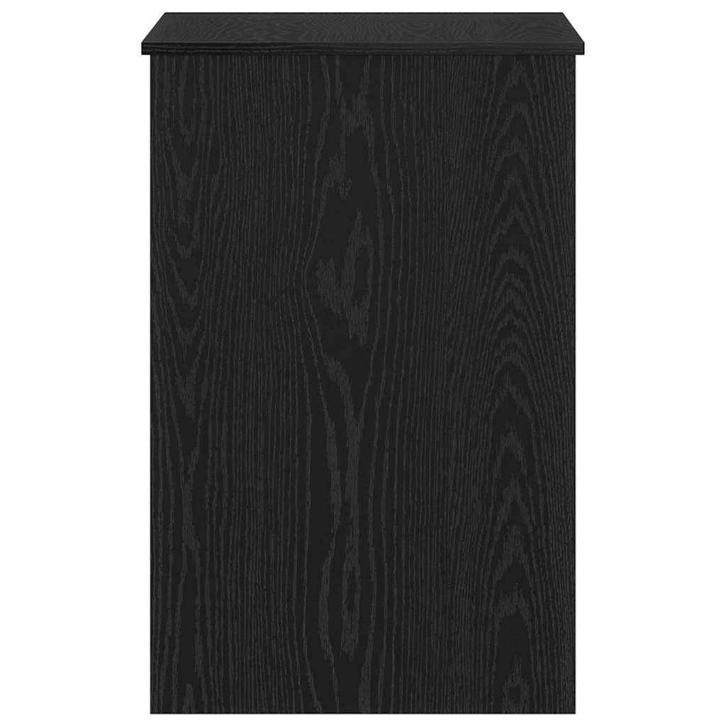 Desk Black Oak Engineered Wood 100 x 50 x 76 cm