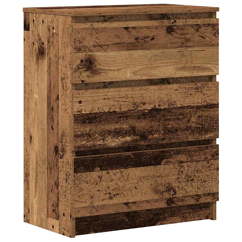 Sideboard Old Wood 60x35x76 cm Engineered Wood