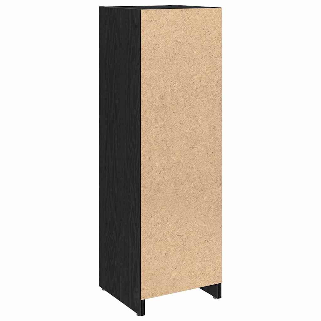 vidaXL Bathroom Cabinet Black Oak 30 x 30 x 95 cm Engineered wood