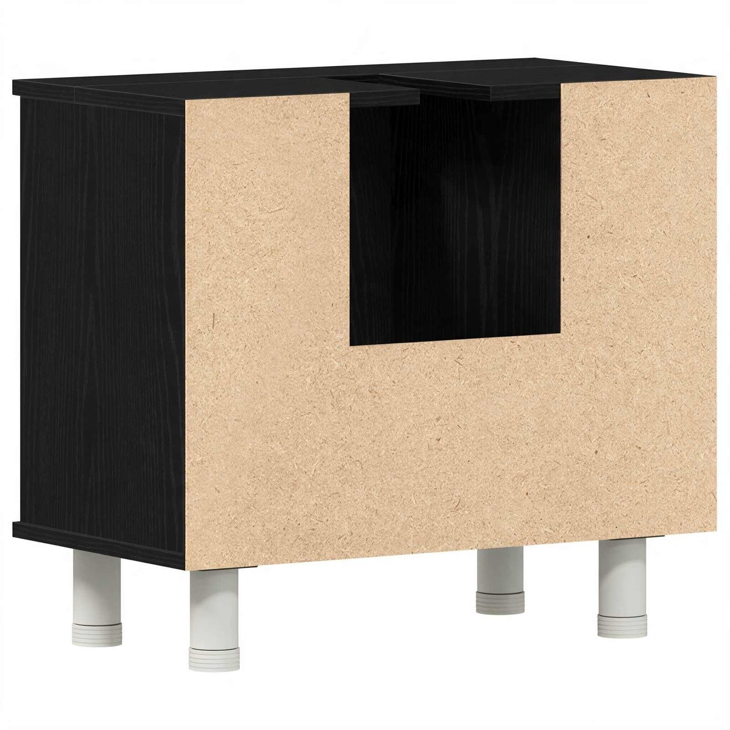 Bathroom Cabinet Black Oak 60 x 32 x 54 cm Engineered Wood
