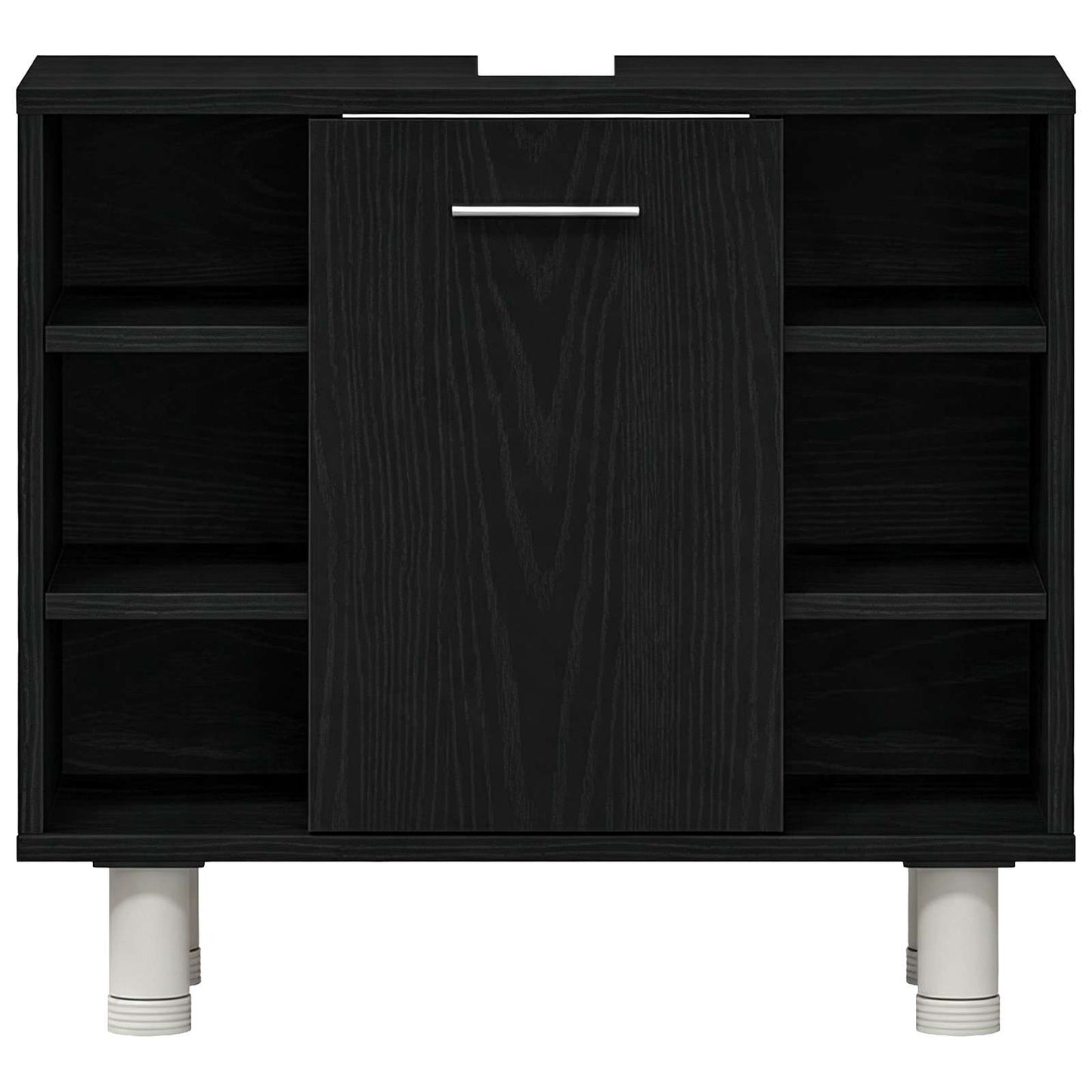 Bathroom Cabinet Black Oak 60 x 32 x 54 cm Engineered Wood