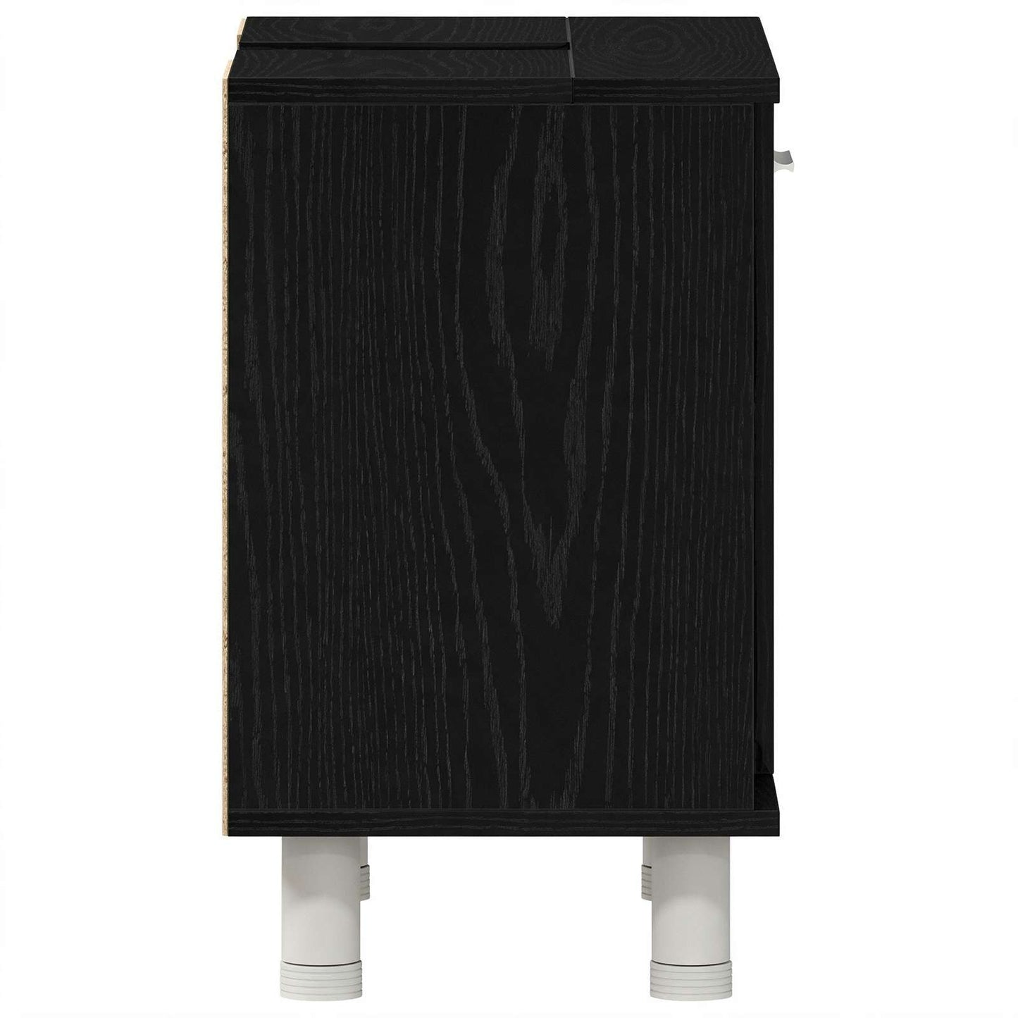 Bathroom Cabinet Black Oak 60 x 32 x 54 cm Engineered Wood
