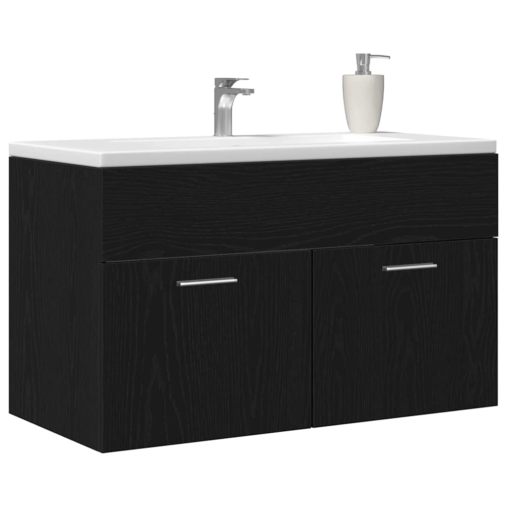 Sink cabinet Black Oak Engineered Wood