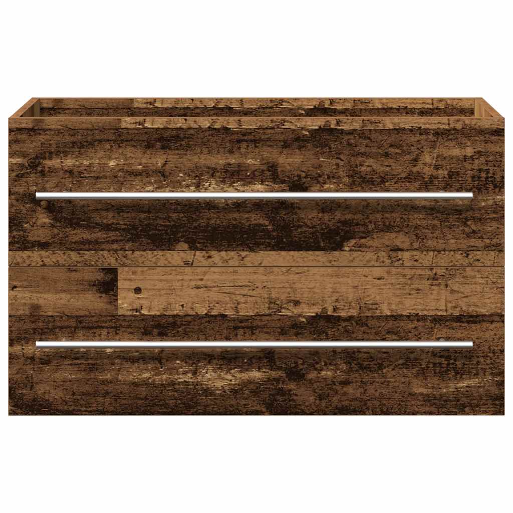 Bathroom Sink Cabinet Old Wood 80x38,5x48 cm Engineered Wood