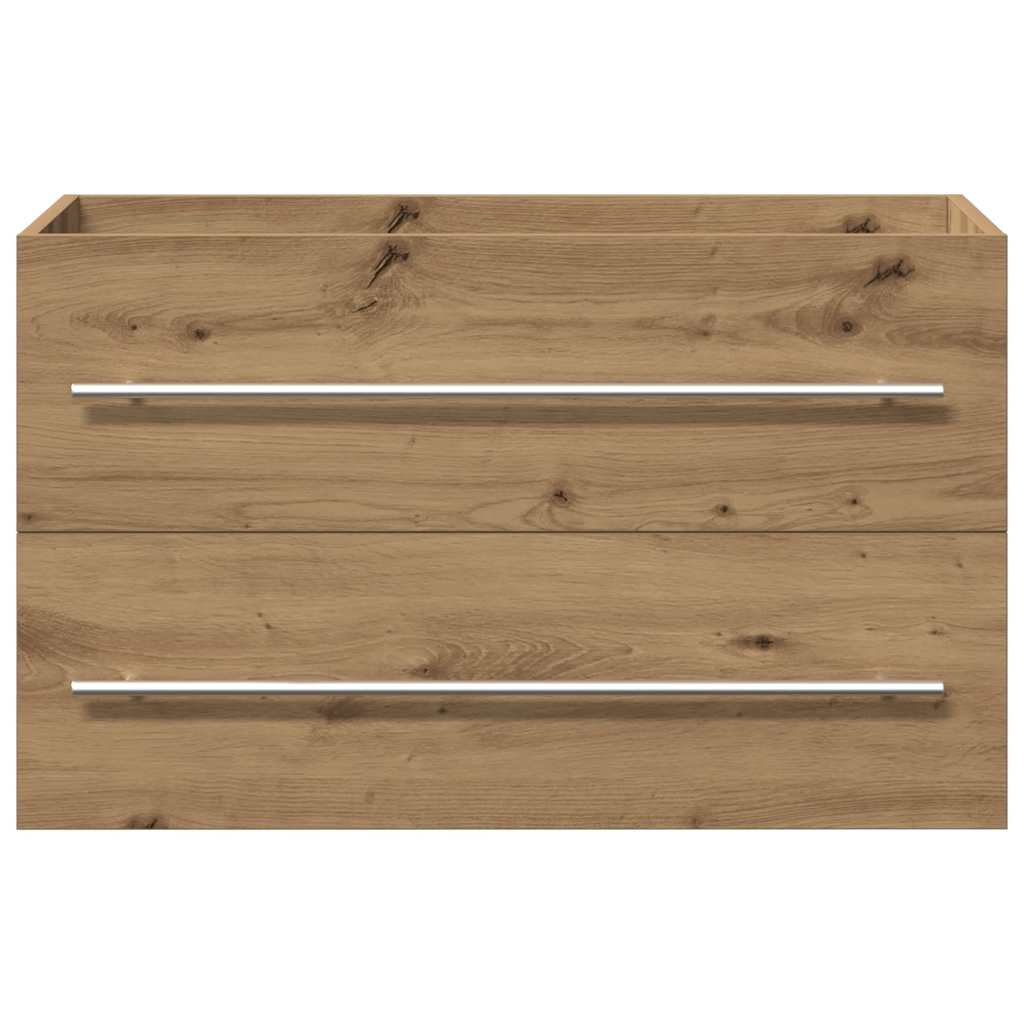 vidaXL Bathroom Sink Cabinet Artisan Oak 80x38.5x48 cm Engineered Wood