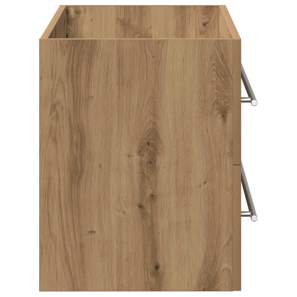 vidaXL Bathroom Sink Cabinet Artisan Oak 80x38.5x48 cm Engineered Wood