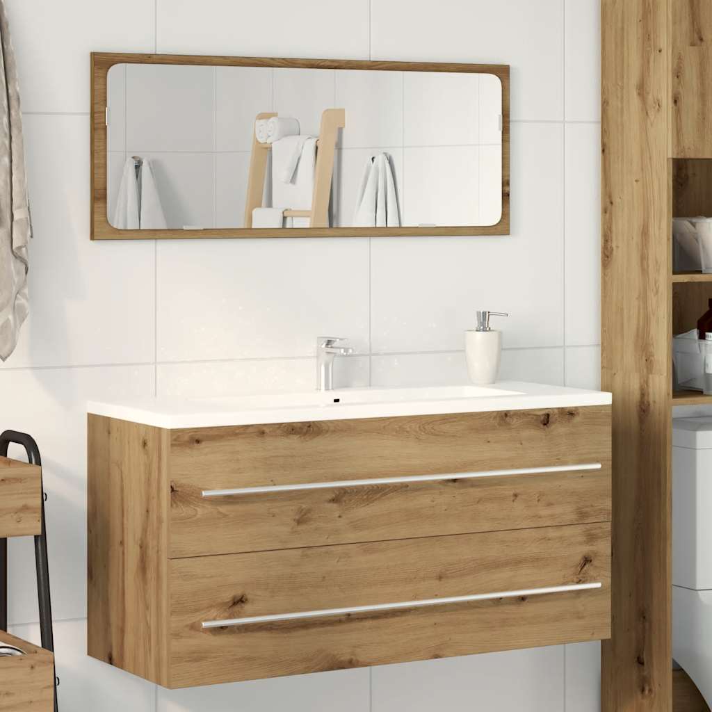 Bathroom Sink Cabinet Artisan Oak 100x38,5x48 cm Engineered Wood