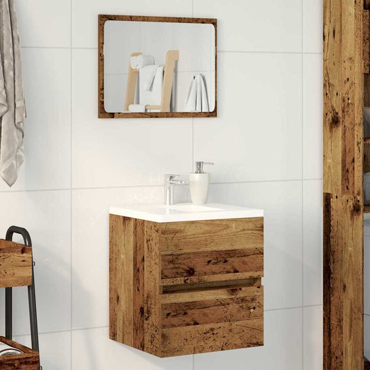 vidaXL Sink Cabinet Old Wood 41 x 38.5 x 45 cm Engineered wood