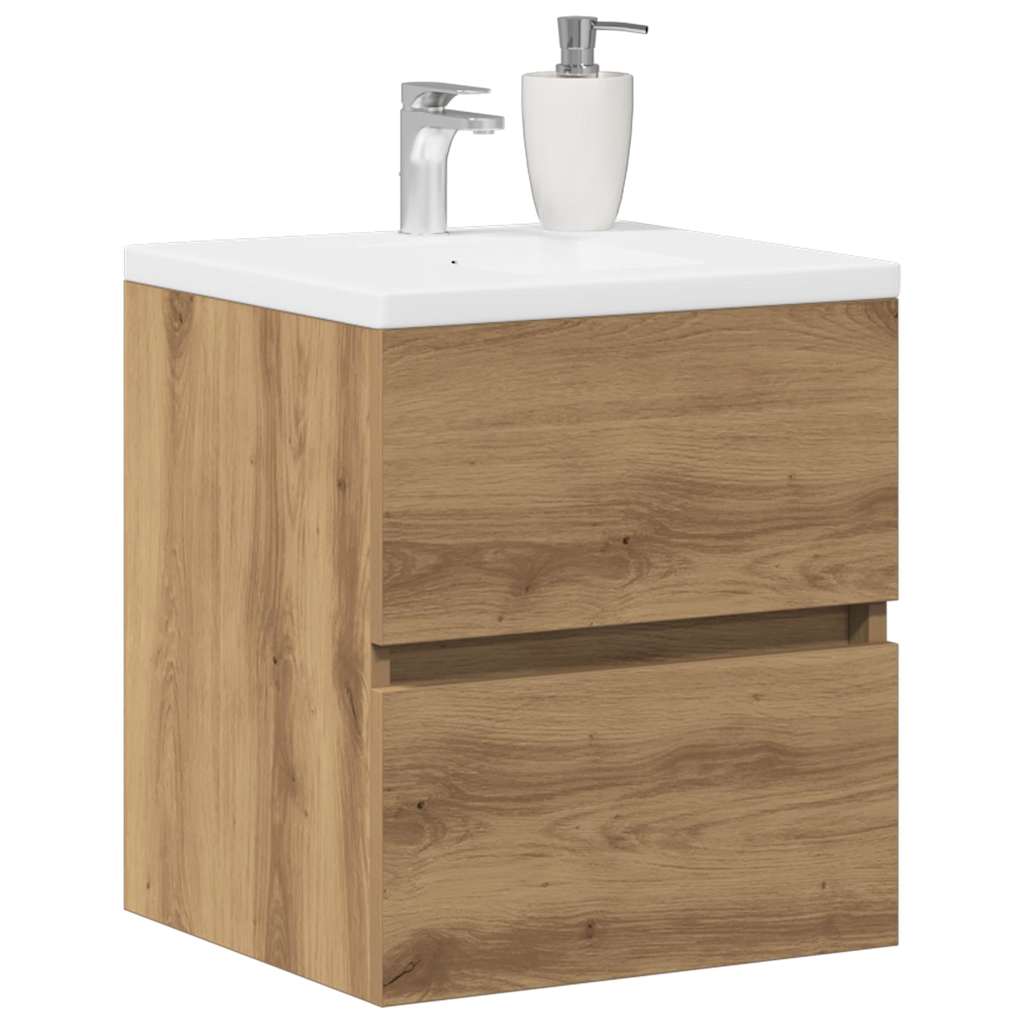 Bathroom Sink Cabinet Artisan Oak 41x38,5x45 cm Engineered Wood