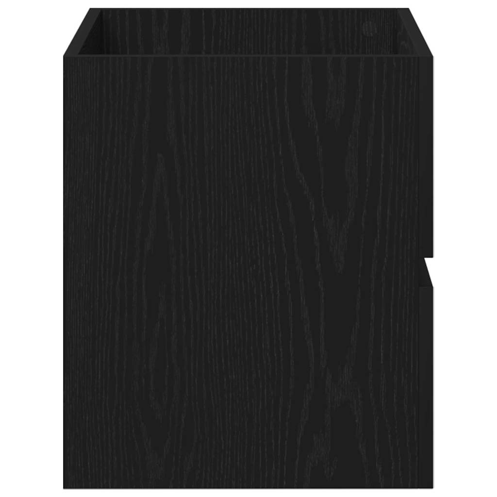 Bathroom Cabinet Black Oak 60 x 38.5 x 45 cm Engineered Wood