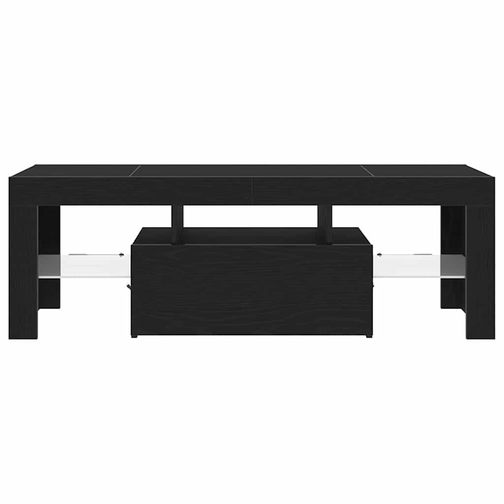 TV Cabinet Black Oak 120 x 35 x 40 cm Engineered Wood