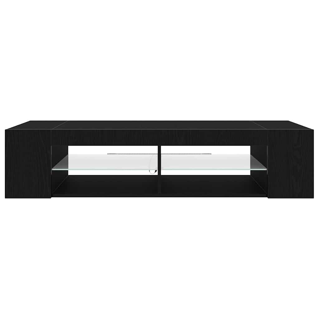 TV Cabinet 135 x 39 x 30 cm Black Oak Engineered Wood